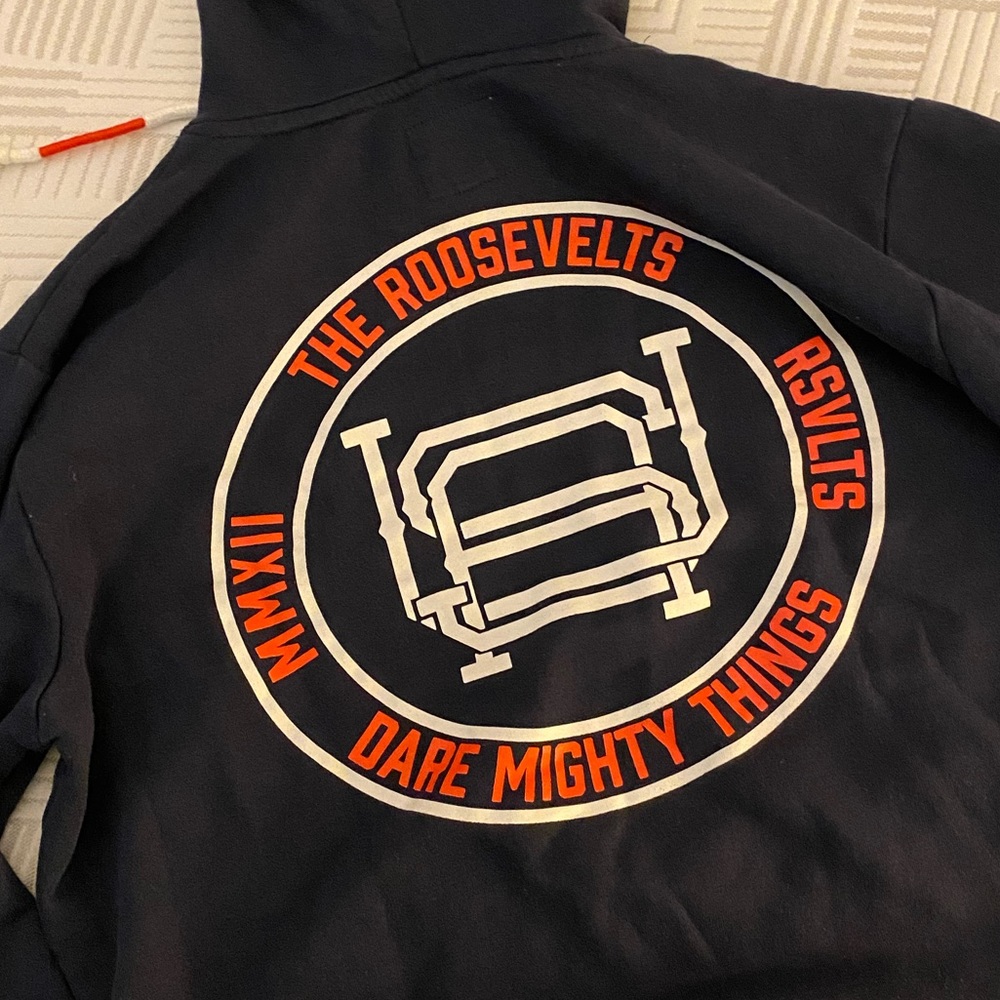 RSVLTS Navy Blue Dare Mighty Things Hoodie